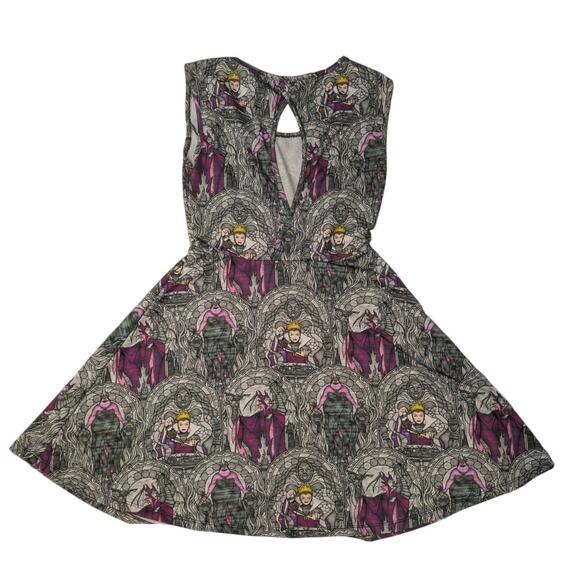 Hot Topic Disney Villains Stained Glass Dress Size M - Picture 3 of 7